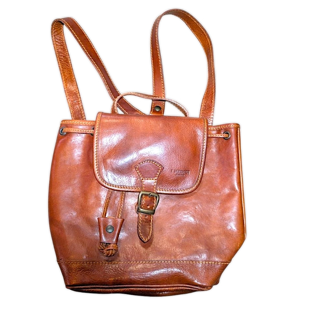 Vintage I Medici Firenze Italian Leather Draws
